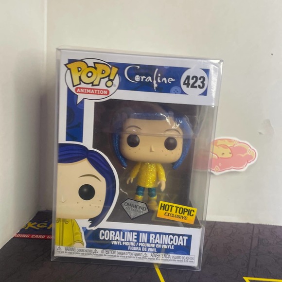 Funko Other - Funko Pop! Coraline. Coraline in Raincoat #423, Diamond Hot Topic Exclusive